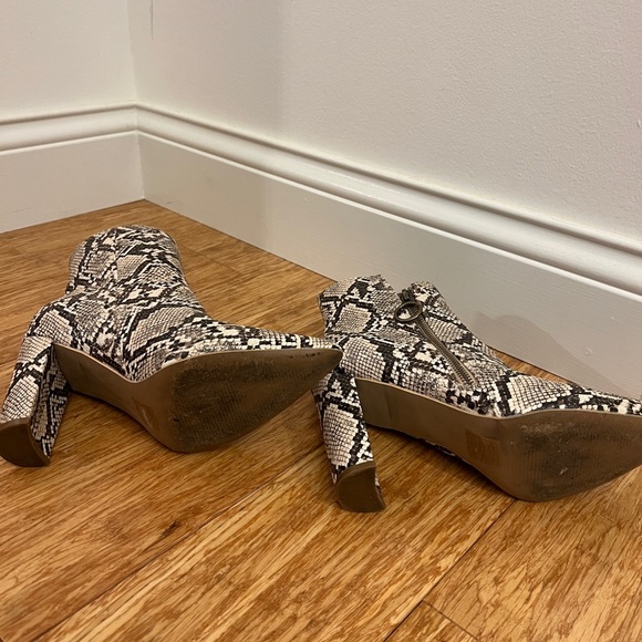 Snakeskin Booties - Picture 7 of 7